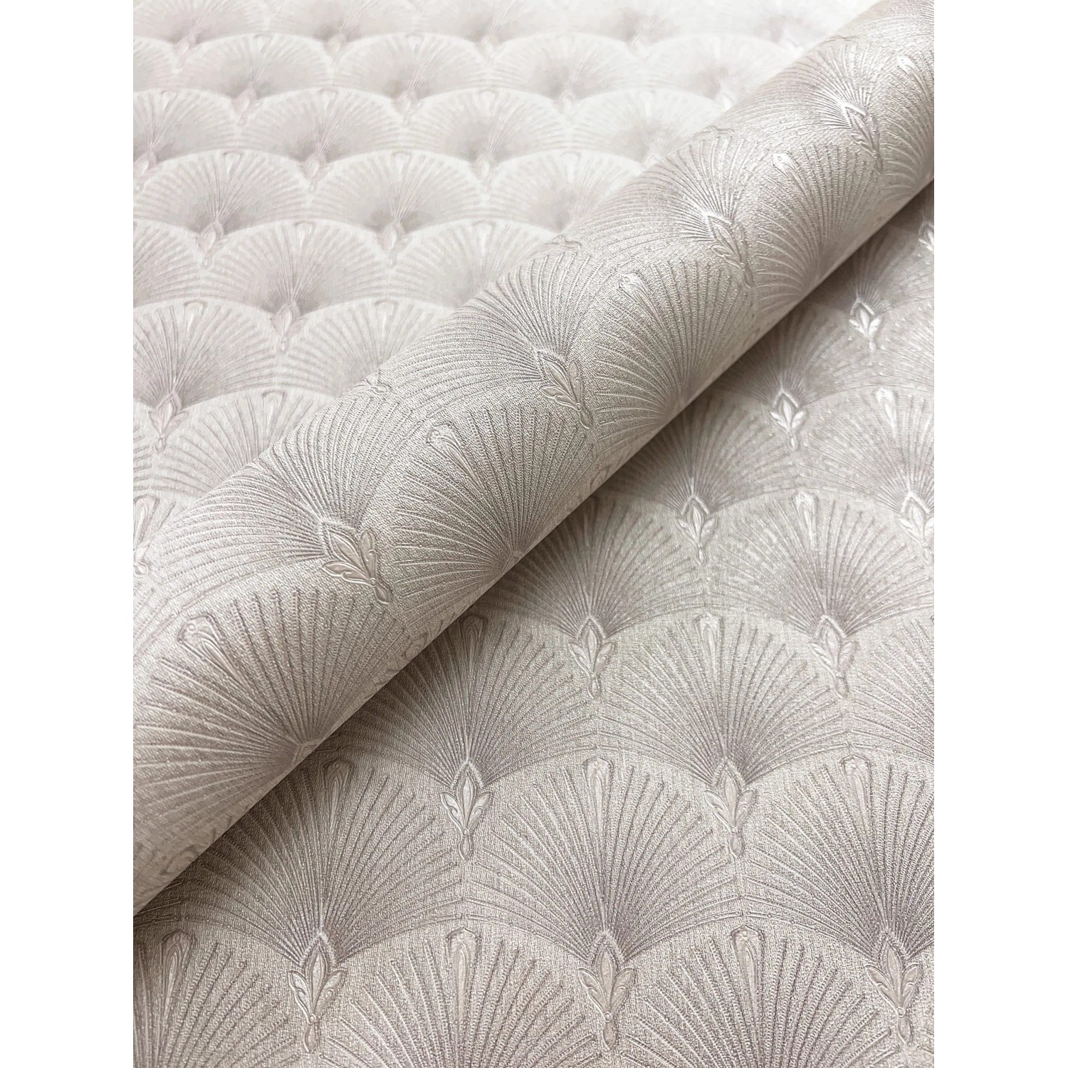 Newroom Vliestapete Elwin Taupe Fächer Modern FSC® günstig online kaufen