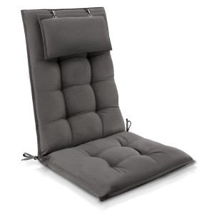 Beautissu Sun-HL Hochlehner 119x50x8cm Taupe