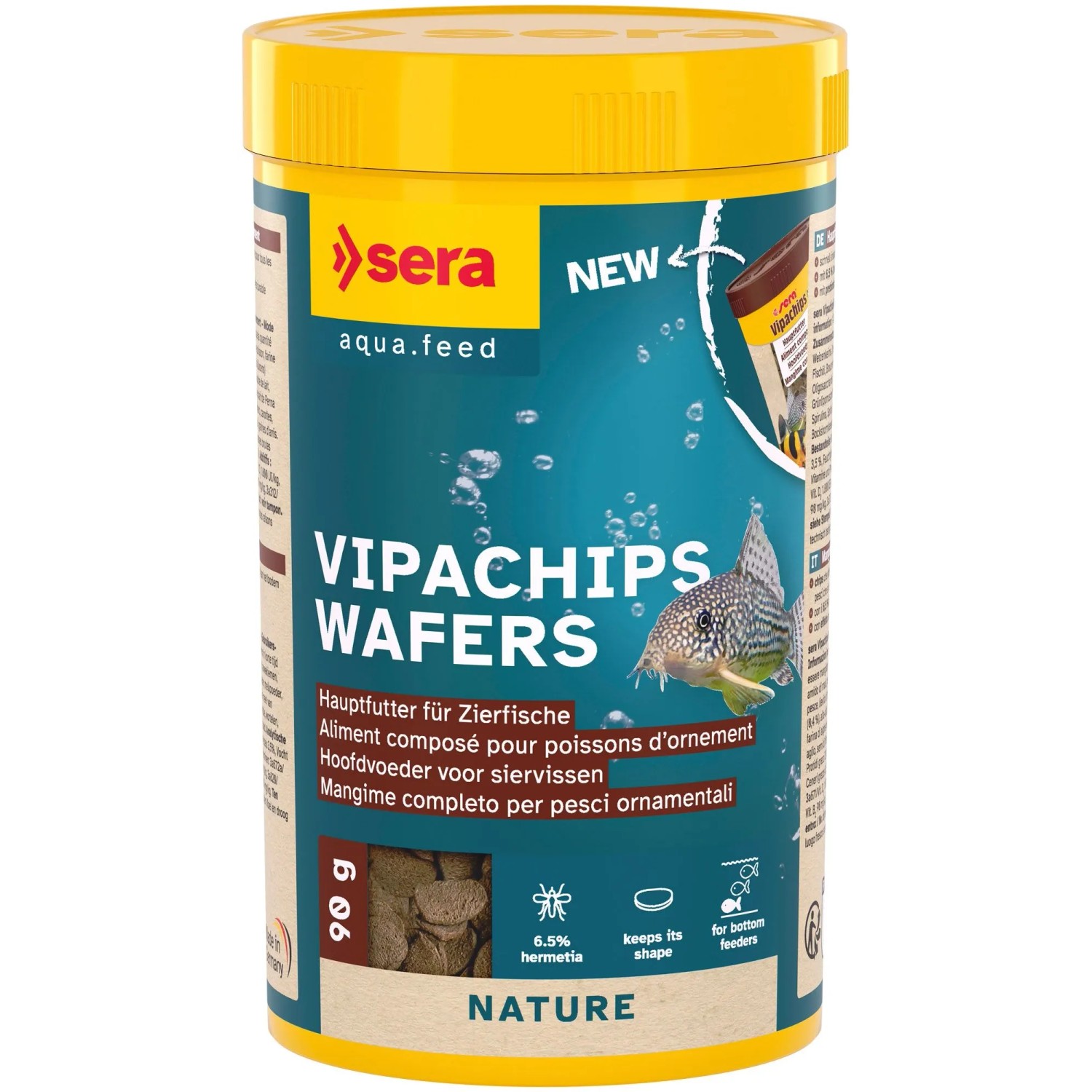 Sera Fisch-Tablettenfutter Vipachips Nature 250 ml (90 g)