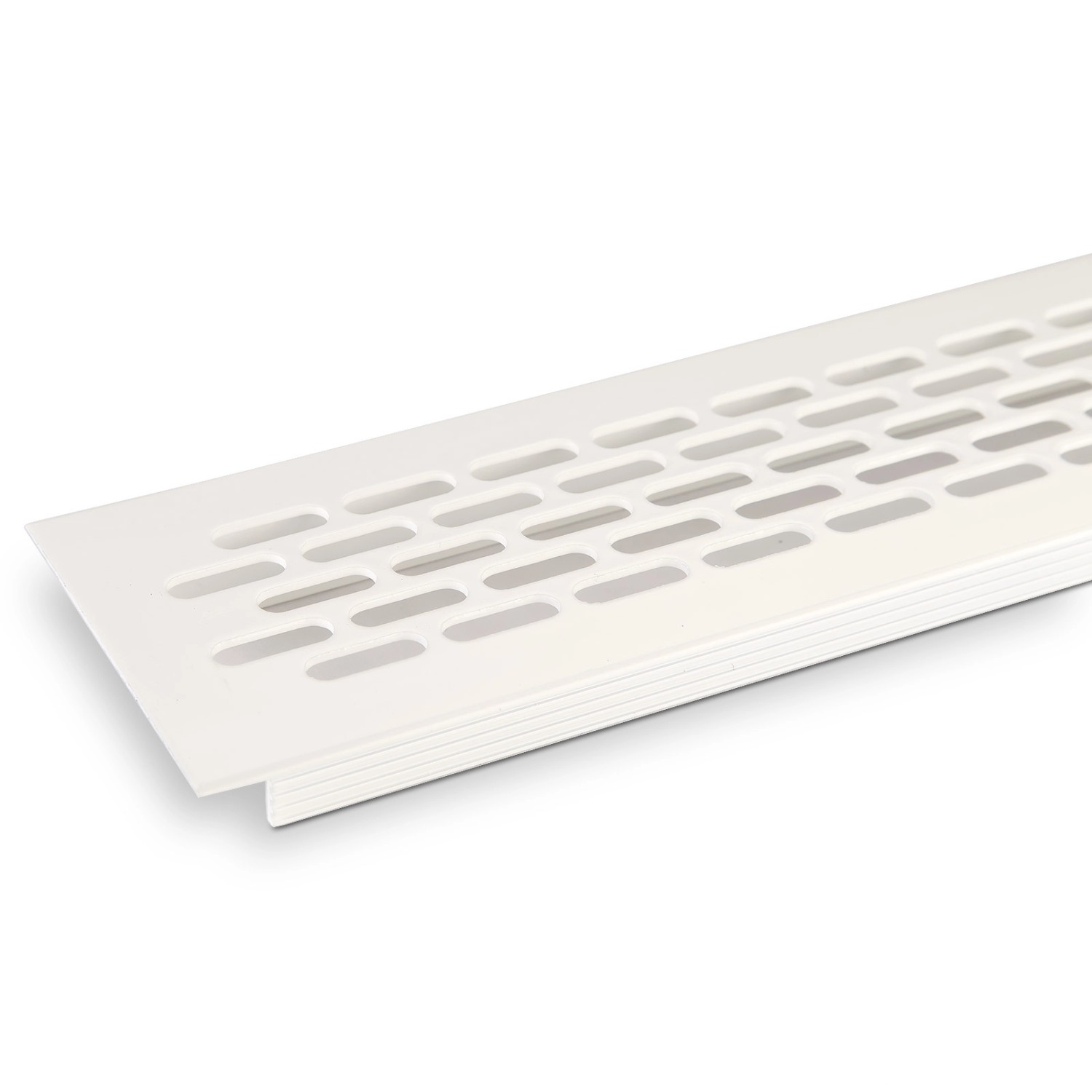 SOTECH Lüftungsgitter Lochblech 484 x 60 mm Weiß RAL9003 günstig online kaufen
