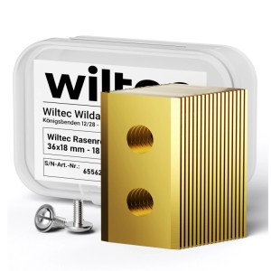 Wiltec Rasenroboter Messer Set Titan 36X18Mm 18 Stück Mähroboter Rasenmäher