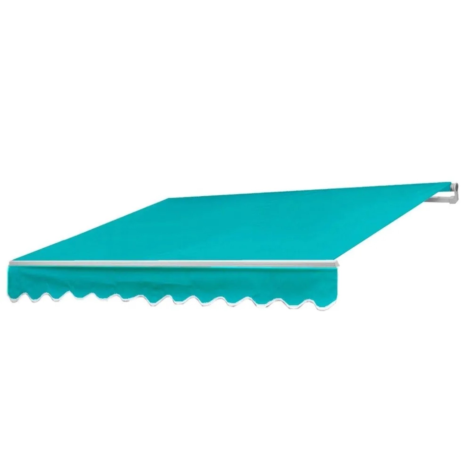 MCW Alu-Markise H792 5x3m Polyester Türkis