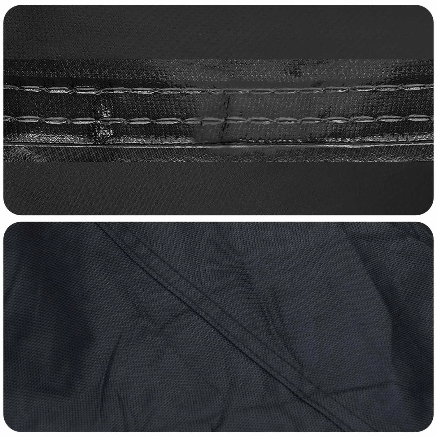 vidaXL Tischdecken Uni Schwarz 72 x 72 x 15 cm Stoff 4106076_7