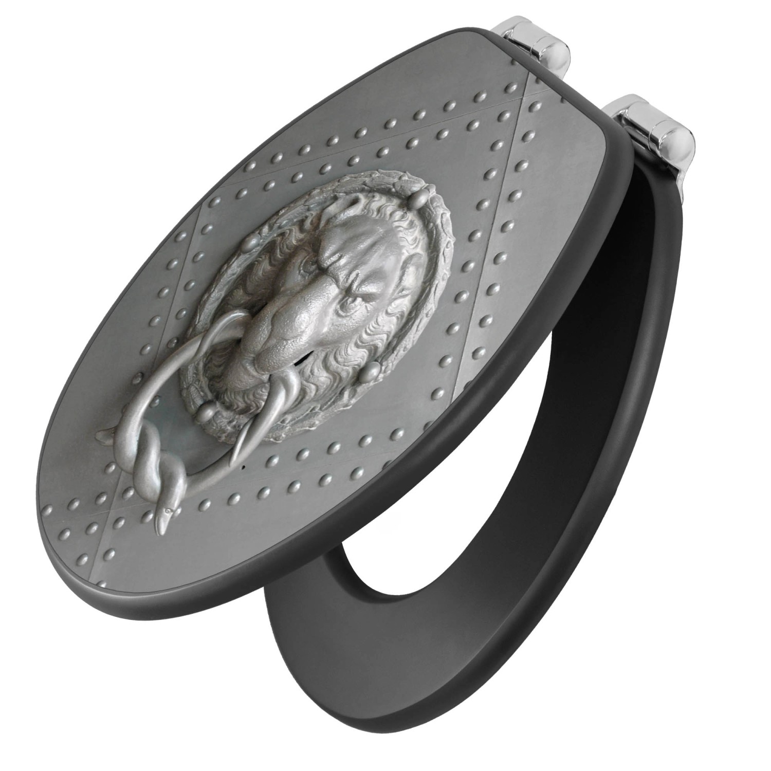 Banjado Anthrazit Toilettendeckel Mit Absenkautomatik WC-Sitz Soft Close Hy günstig online kaufen