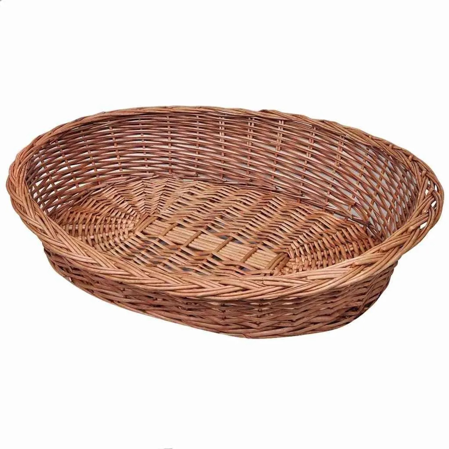 vidaXL Hundebett aus Weide Natur 90 cm 170340