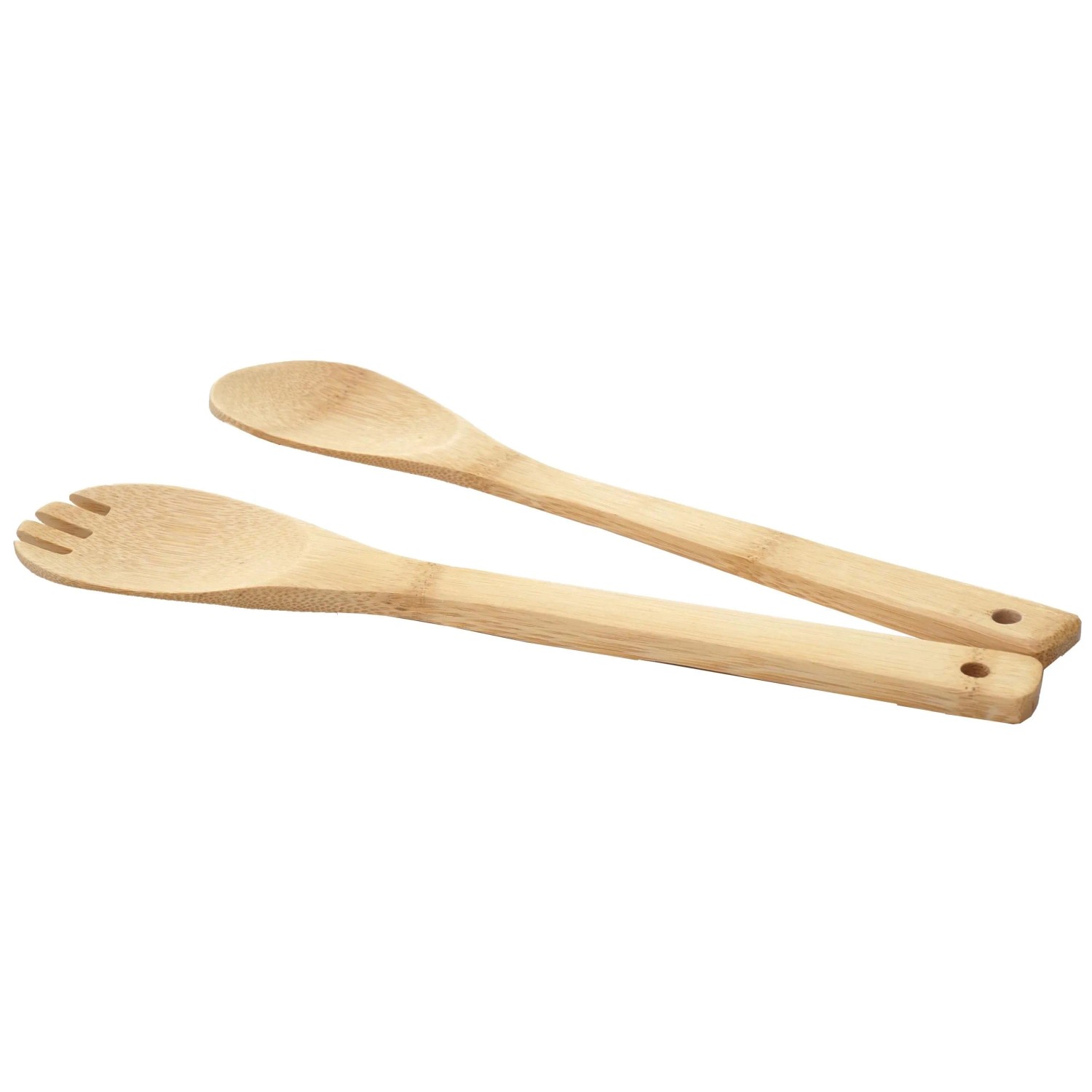 MCW Salatbesteck C12 Gabel Löffel 2-teilig Bambus 1x6x30cm
