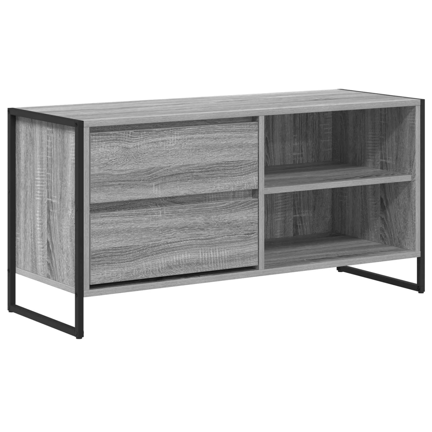 vidaXL TV-Schränk Graues Sonoma 100 x 36 x 49,5 cm Holzwerkstoff 886561 günstig online kaufen
