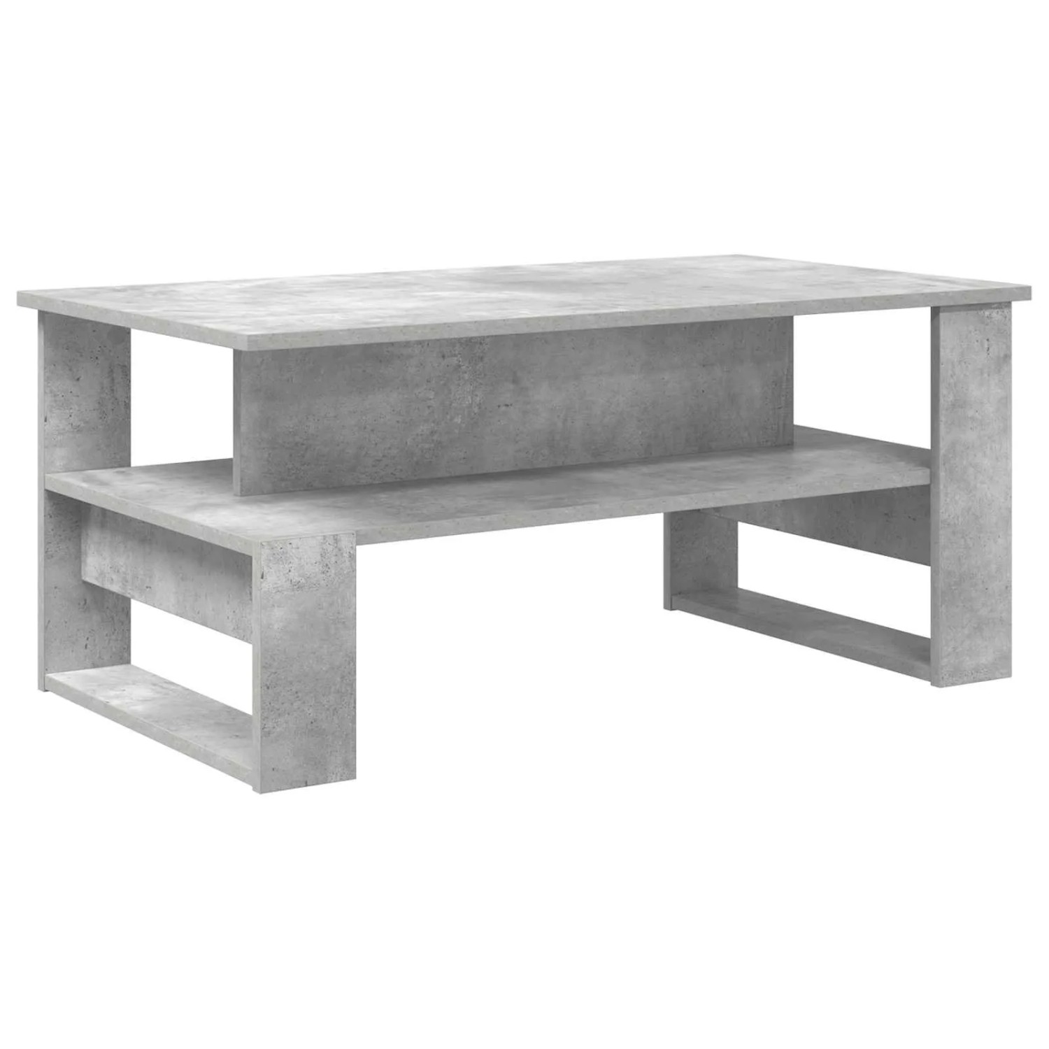 vidaXL Couchtisch Beton Grau 90 x 50 x 40 cm Holzwerkstoff 8000215 günstig online kaufen