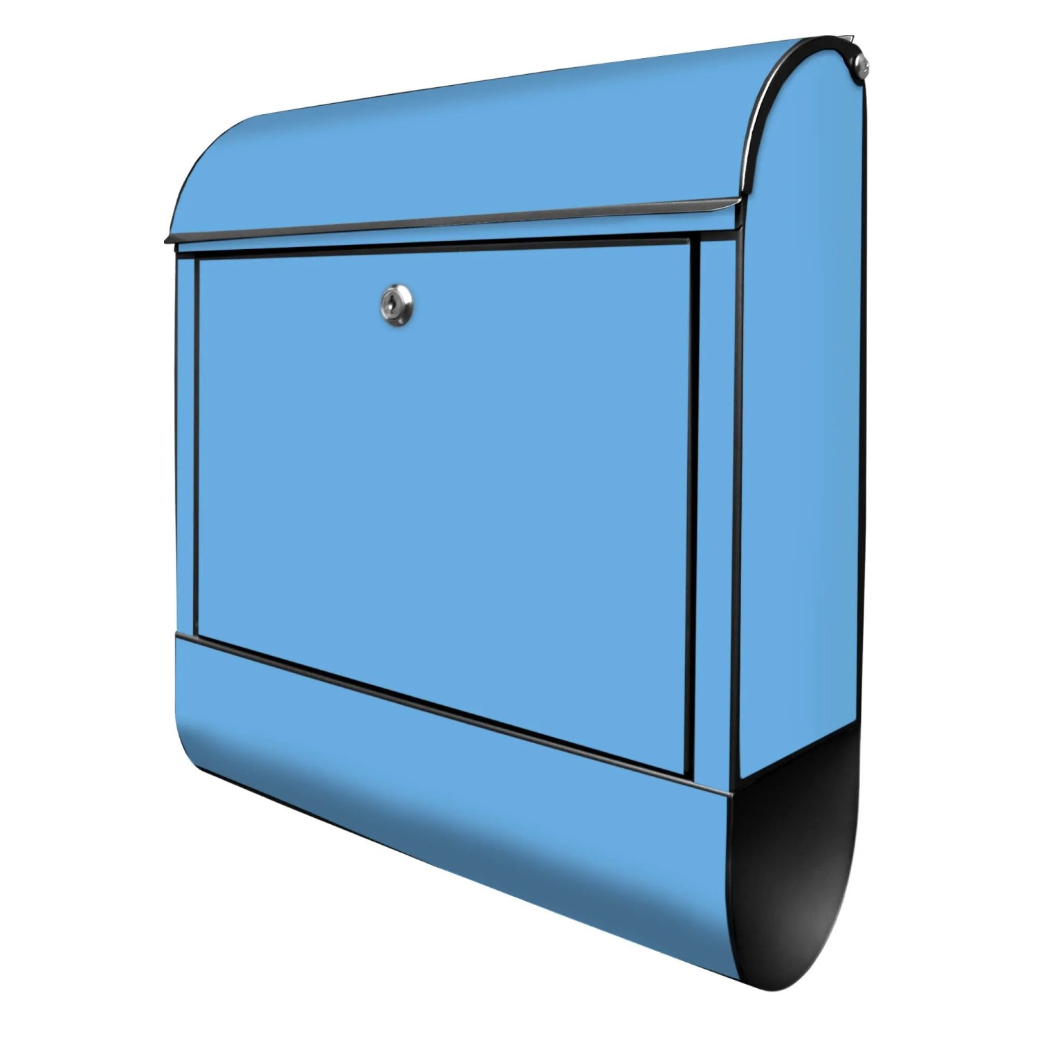 Banjado Design Briefkasten Schwarz Pulverbeschichtet 39x47x14cm 2 Schlüssel günstig online kaufen