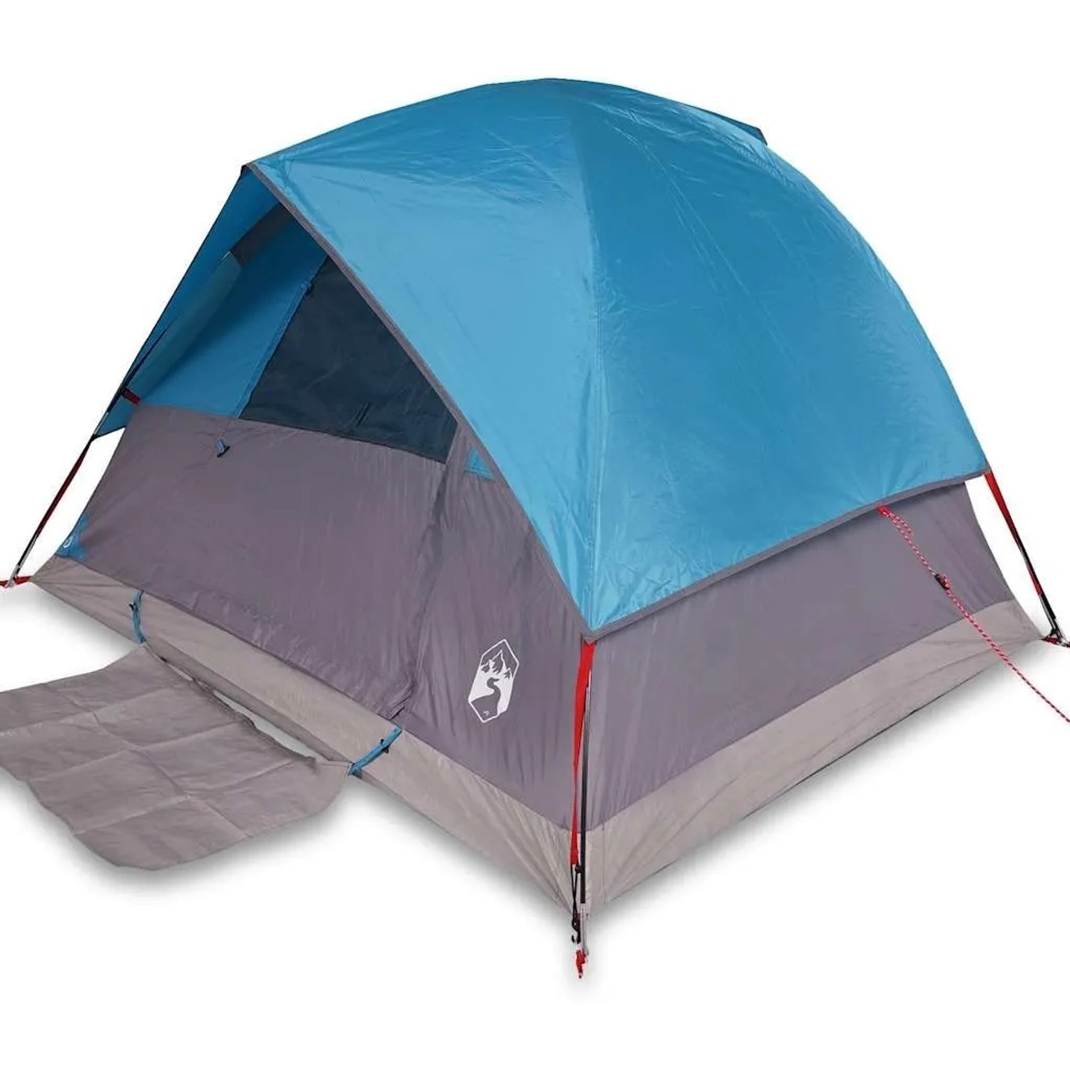 Furnicato Campingzelt Kuppelzelt Blau 213 X 213 X 132 Cm
