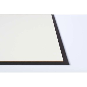 Weiße HDF Rückwandplatte (280x207x0,5cm) für Möbelbau und Innenausbau.