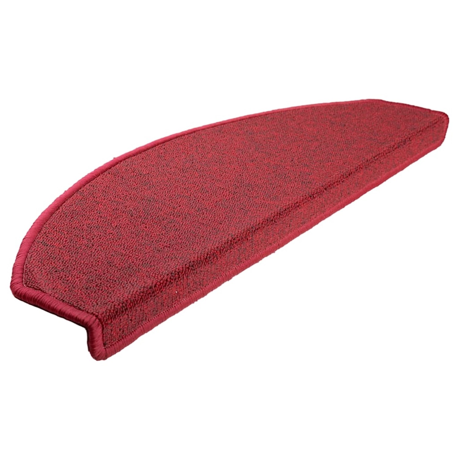 vidaXL Stufenmatten 30 Stk 65x24x4 cm Bordeaux Halbrund Groß 3365754