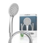 Schütte Handbrause-Set Napoli Chrom mit Brauseschlauch und Verpackung.