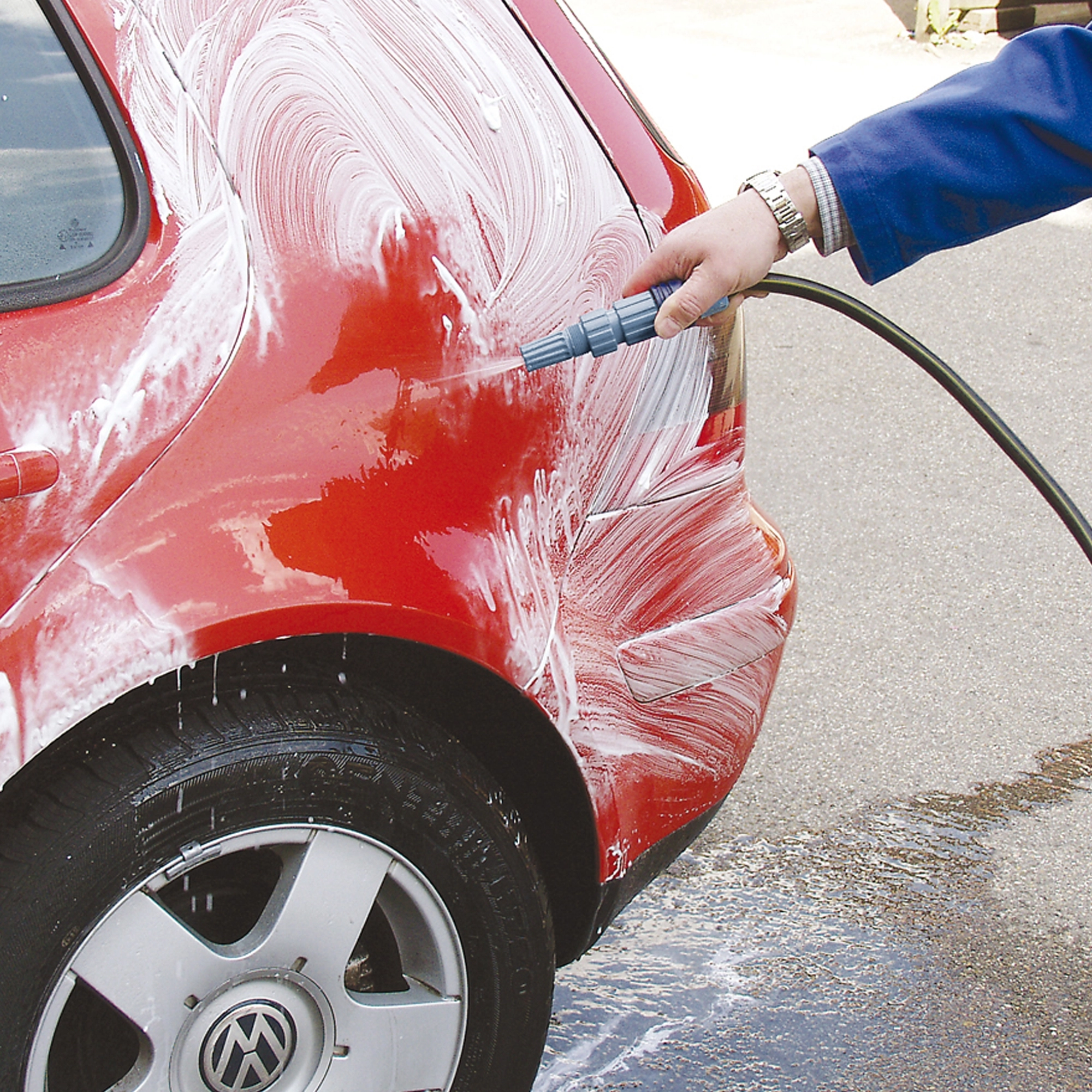 Autowaschbürste Gartenschlauch Anschluß Waschbürste Auto Reinigungsbürste