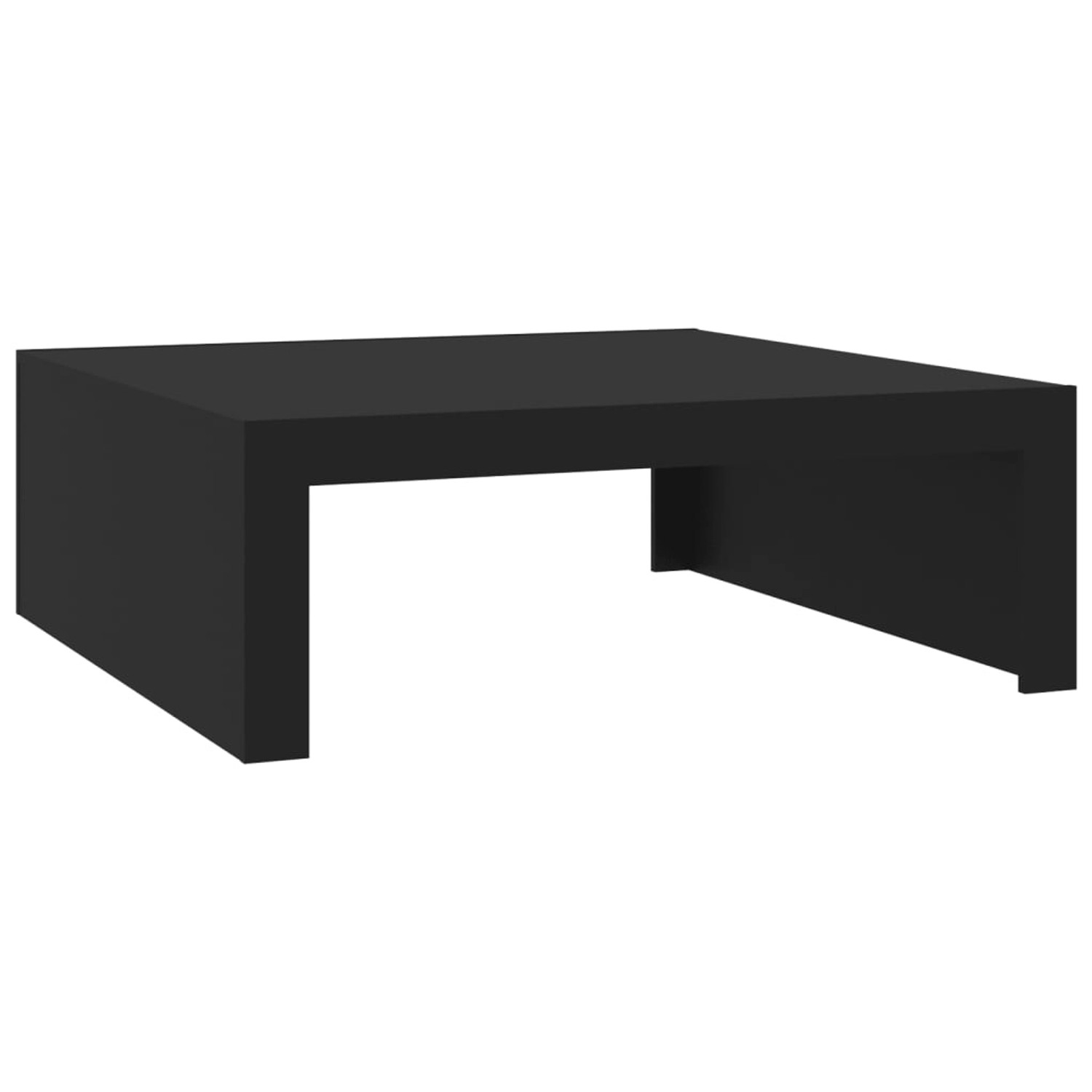 vidaXL Couchtisch Schwarz 100x100x35 cm Holzwerkstoff günstig online kaufen