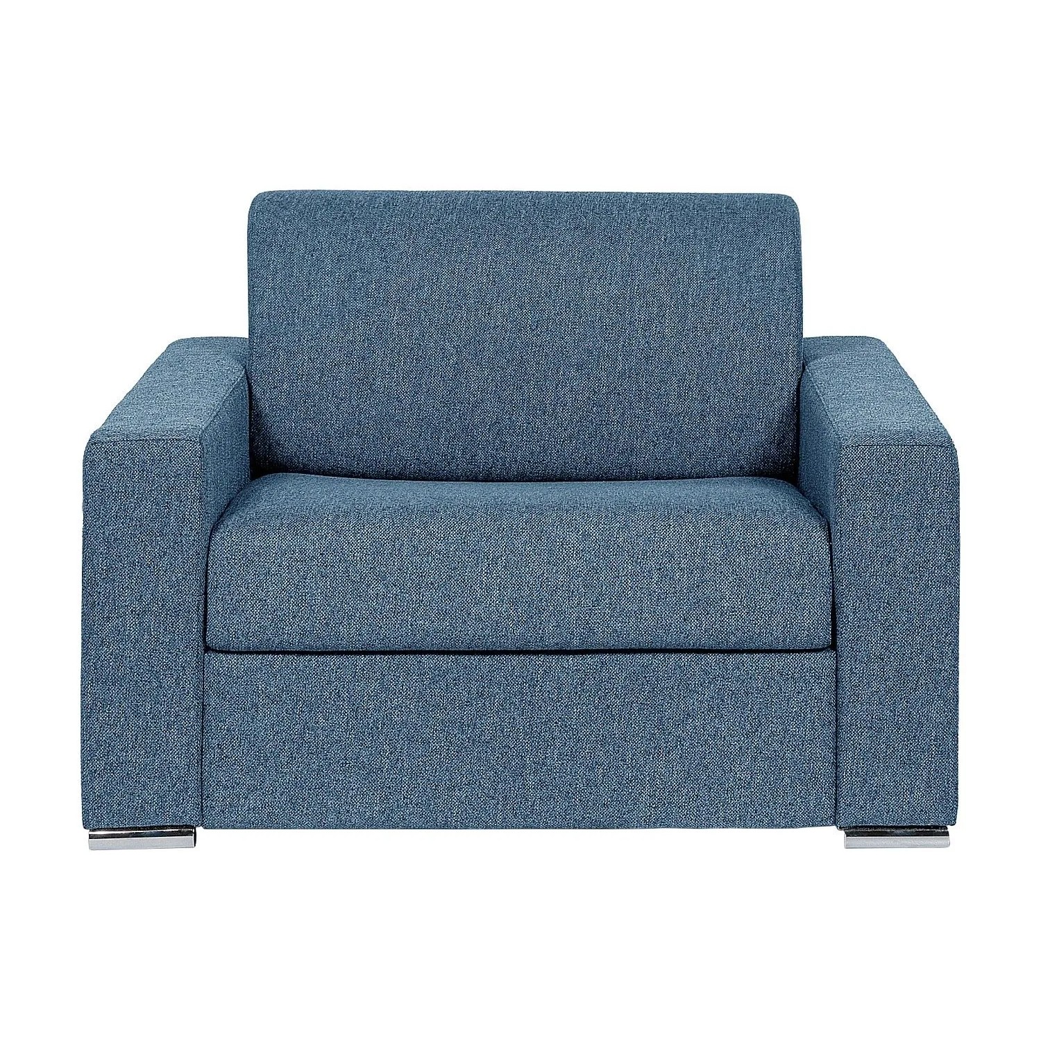 Vente-unique Schlafsessel Calito Blau 126 cm