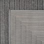 Ayyildiz Kurzflorteppich Nova 1202 in Silber, 280x370 cm, mit modernem 3D-Relief.