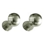 Treba Wand-Set Halter WS1 für Französischen Balkon, Edelstahl