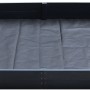 Axi Kelly Sandkasten mit Becken und Bank, anthrazit-braun, 180x115 cm. Inklusive Abdeckplane.
