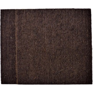 2er Set braune Kokosfaser Rückwand 30x30cm für Terrarien. Natürliche Kletterwand & Deko.