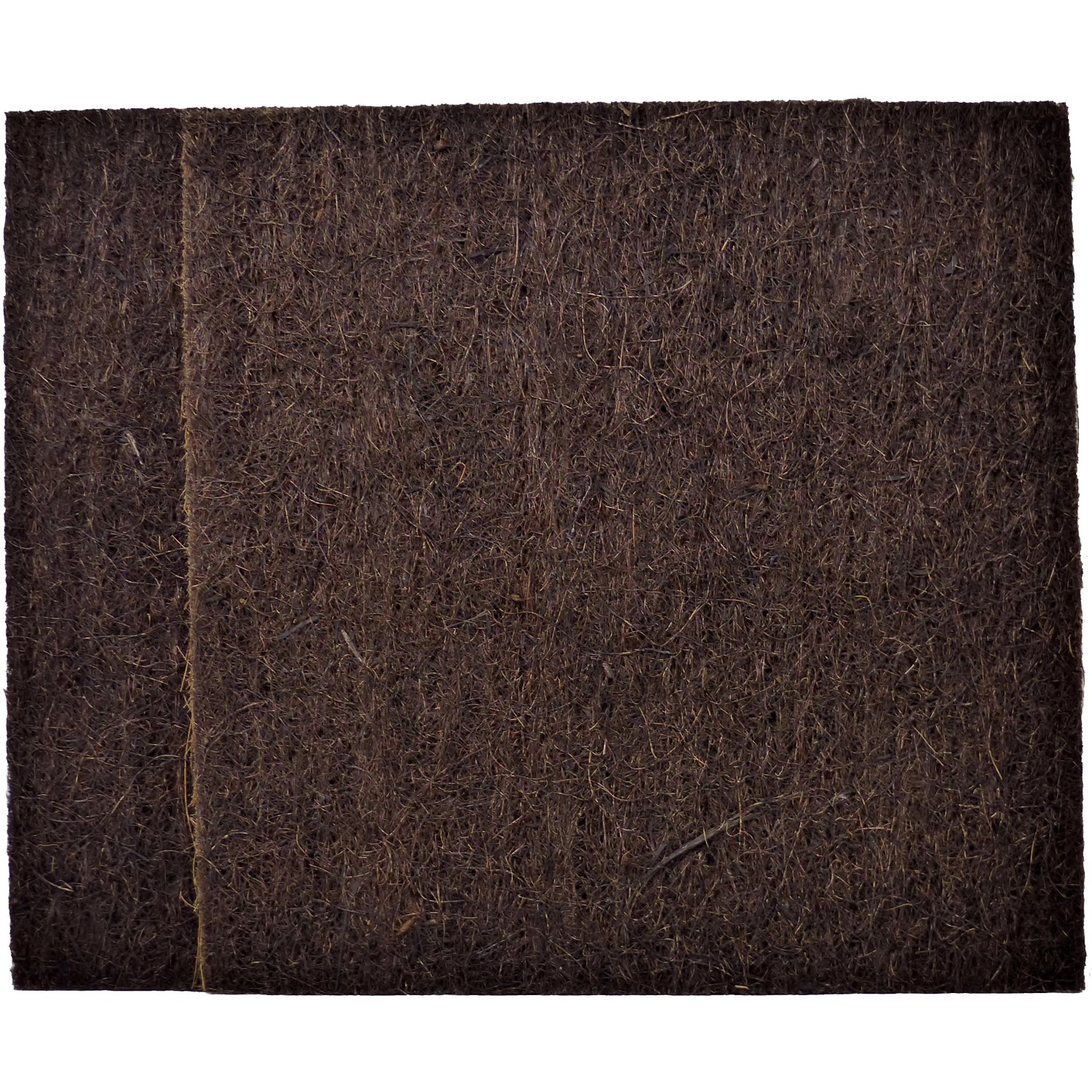 Kokosfaser Rückwand für Terrarien 30 cm x 30 cm - Braun - 2er Set