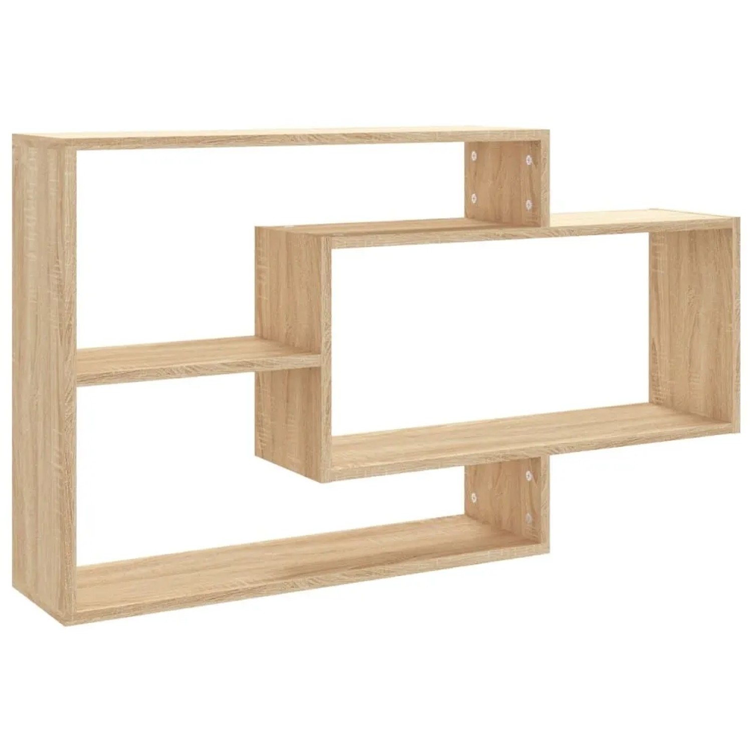 vidaXL Wandregale Sonoma-Eiche 104x20x58,5 cm Holzwerkstoff 800327
