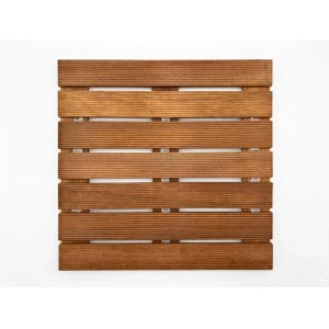 Belladoor Terrassenfliese Bangkirai Holzfliese 24 mm Stark 50 cm Breit 50 cm Lang Inhalt 4