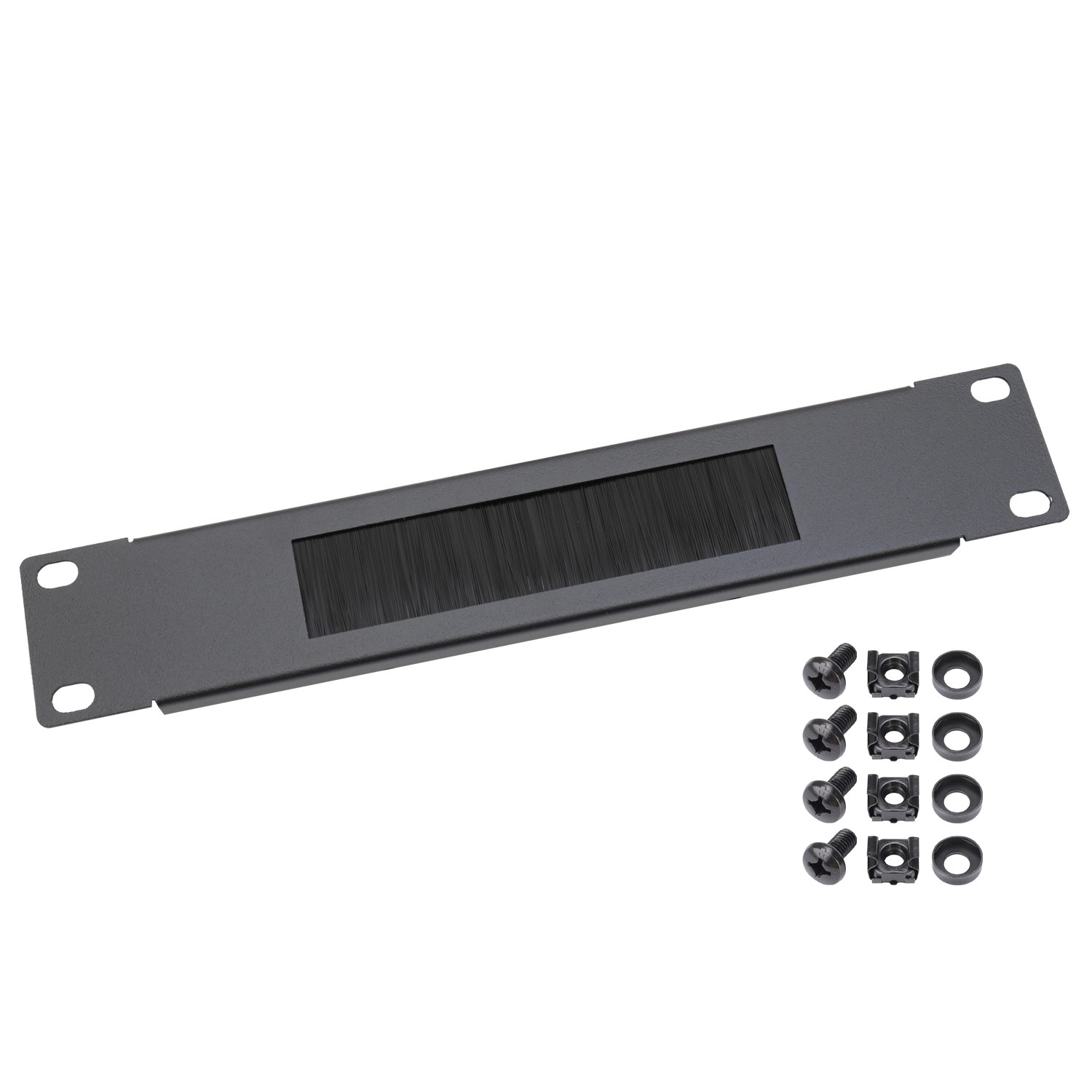 HMF 63389 Kabeldurchführung mit Bürsteneinsatz für Serverschrank 10 Zoll 1 günstig online kaufen