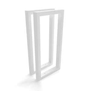 HEVVA Waschtischhalterung REUSS 20 cm Tief 2er Set Weiß