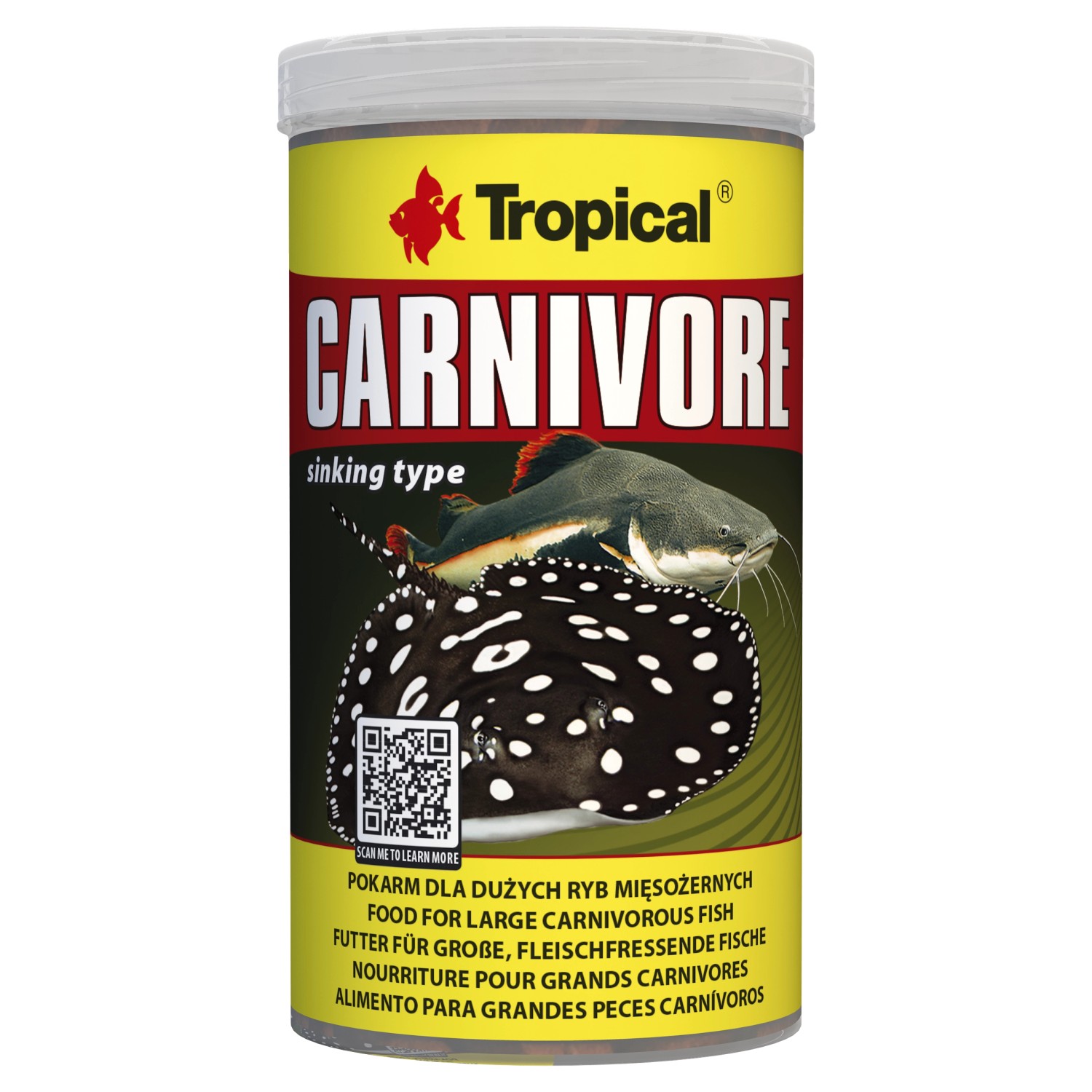 Tropical Fischfutter-Granulate Carnivore 500 ml