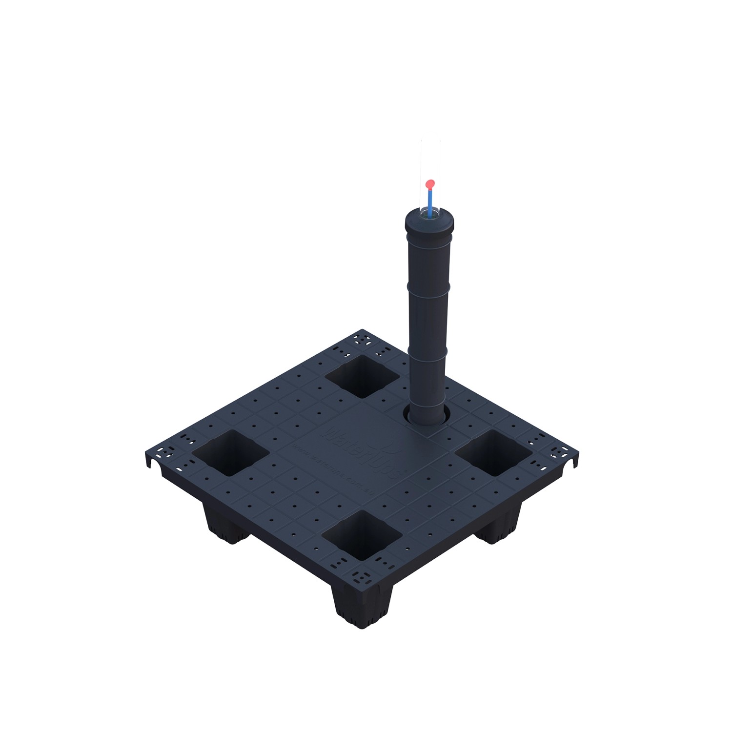 WaterUps Starter-Set 40 cm x 40 cm Schwarz