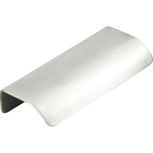 Siro Möbelgriff, Edelstahl feingeschliffen, Lochabstand 64mm.