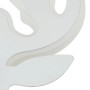 Detailaufnahme der weißen Lindby LED Wandleuchte Hirvi in Form eines Rentiers.
