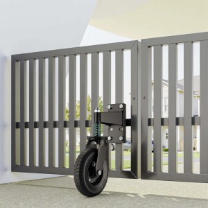 Wiltec Torrolle Bis 275Kg Schiebetorrolle 360° Gummirad Laufrolle Schiebetor