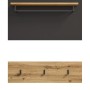 Inn.Furn Garderobenpaneel Eiche Grau 80 cm mit Kleiderstange Cooper_8