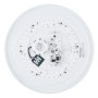 Innenansicht der weißen Globo LED-Deckenleuchte Sully Ø 41cm mit Farbwechsel.