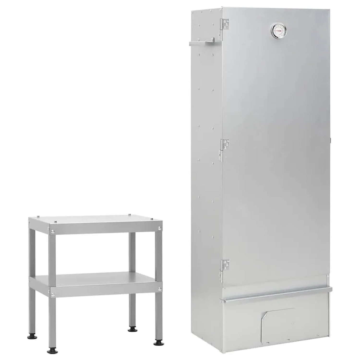 vidaXL Räucherofen mit Tisch Verzinkter Stahl 3187617