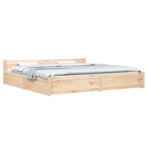 vidaXL Bett mit Schubladen 180x200 cm 3103574