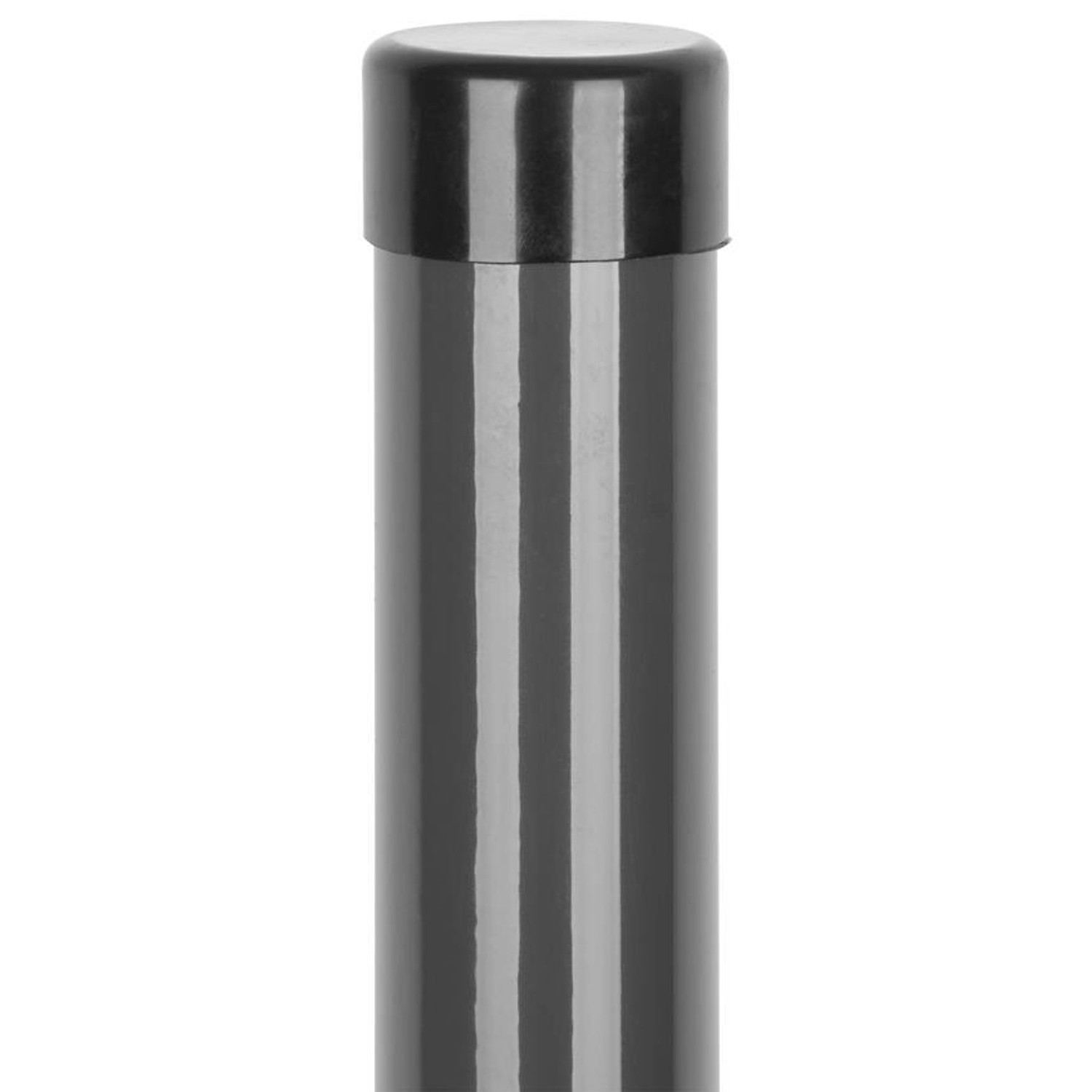 PROREGAL Maschendrahtzaun mit Kappe Rund Metaltec 48/1750/150mm Anthrazit R günstig online kaufen