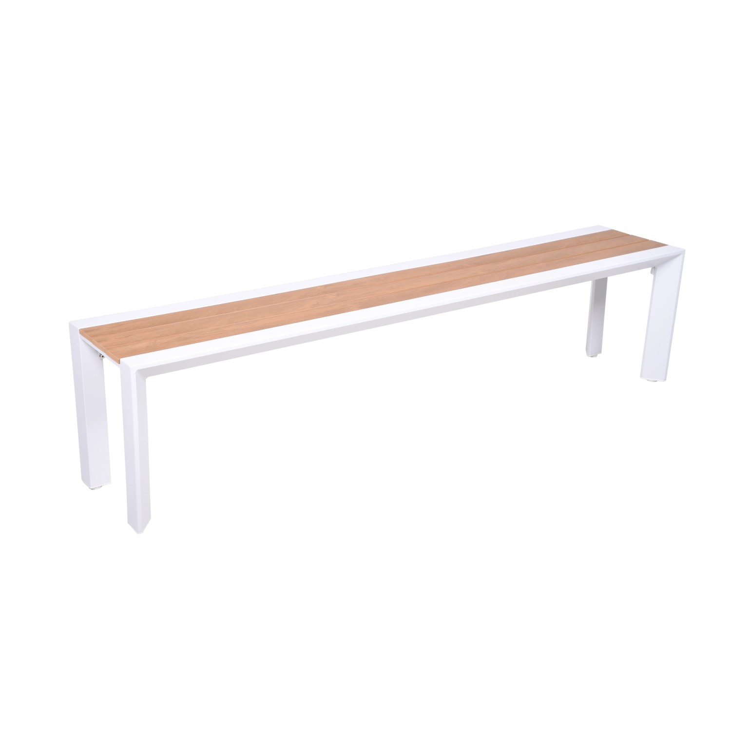 Garden Pleasure Gartenbank Venice 44 cm x 180 cm x 36 cm Braun-Weiß günstig online kaufen