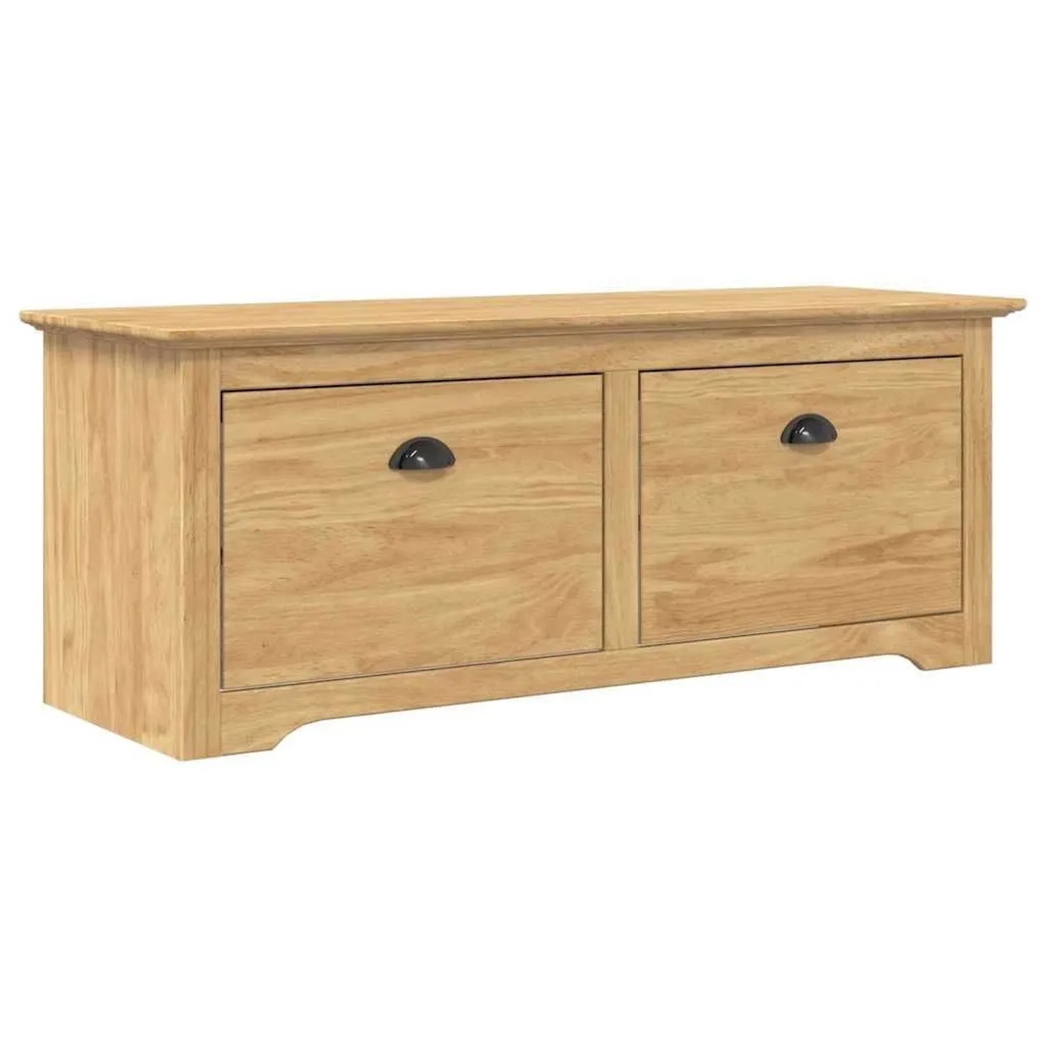 vidaXL Flurbank BODO Honigbraun 118 x 40 x 50 cm Holzwerkstoff 42023475