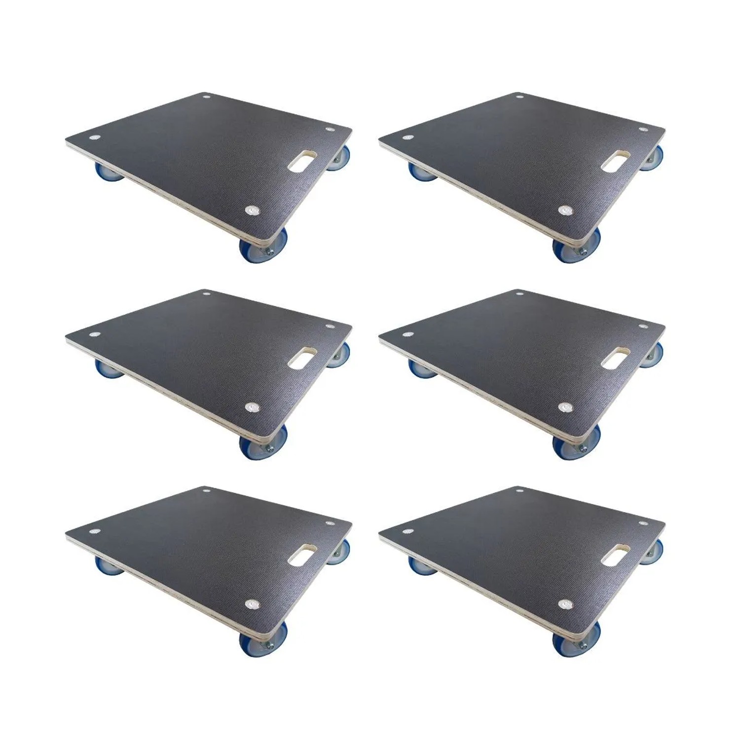 PROREGAL Mega Deal 6x Profi Transportroller Mit 4 Rollen HxBxT 15x58x58cm T günstig online kaufen