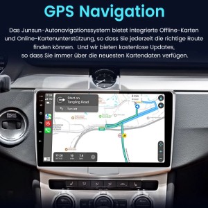 Junsun 10 Zoll Autoradio Für VW Passat B7 2010 To 2015