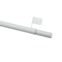 Weiße Gardinia Klemmstange Press&Go Zylinder, ausziehbar von 30-50 cm, für Fenster.