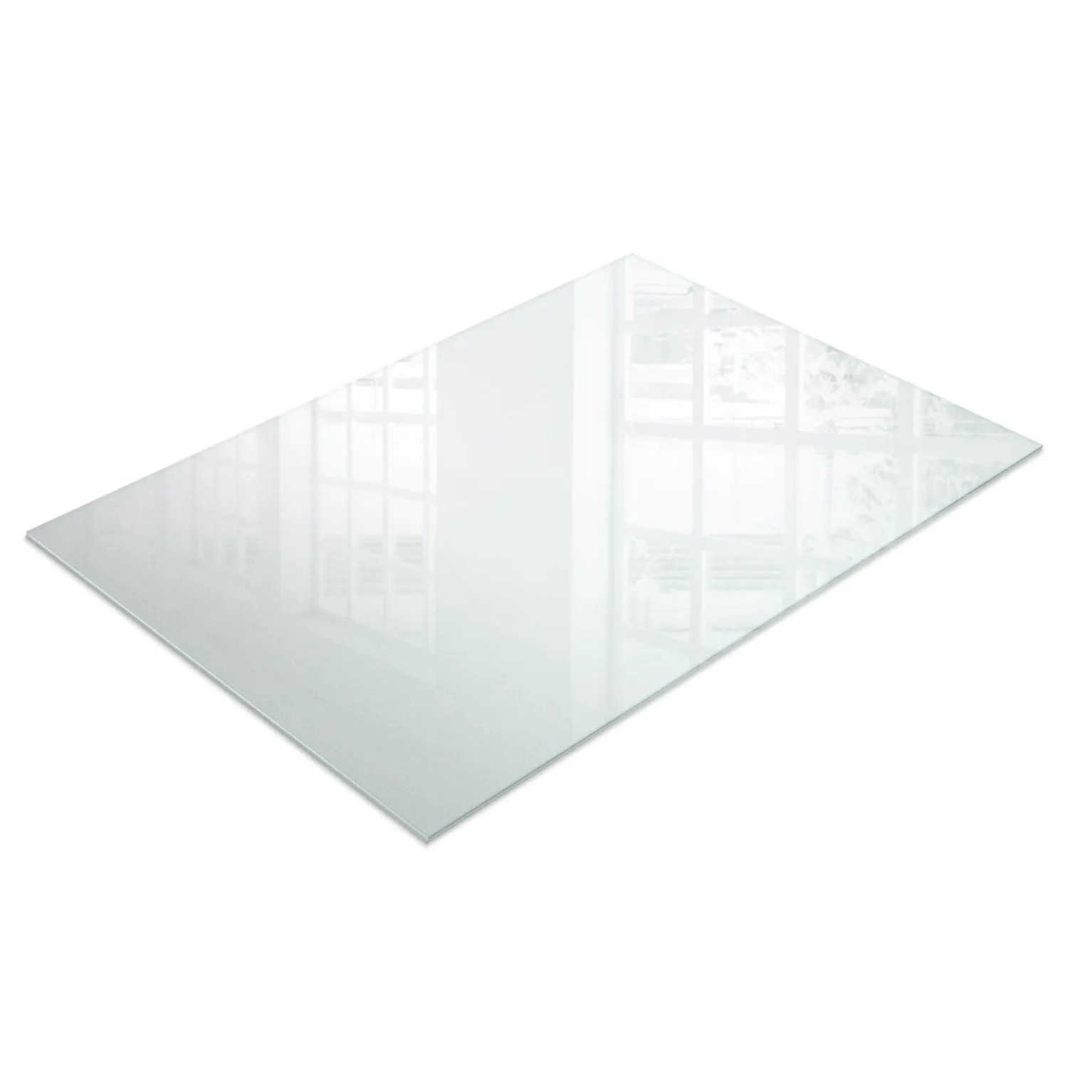 Tulup Tischplatte Ersatzplatte aus Milchglas 100x70 cm Glasplatte für Rechteckigen Tisch Mattiert Glasplatte Tisch Blickdicht