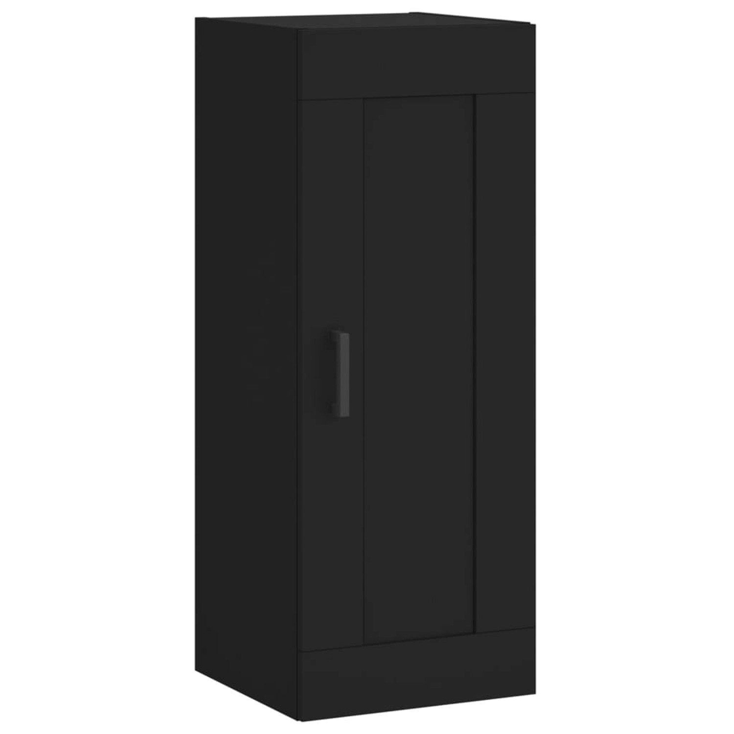 vidaXL Wandschrank Schwarz 34,5x34x90 cm Holzwerkstoff 830501 günstig online kaufen