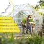 Karat Gewächshausklammern (60 Stk.) zur Montage von Doppelstegplatten im Gartenbau.