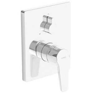Hansa Fertigmontageset für Wannenarmatur HANSAPOLO, Chrom, mit Einhandbedienung und Umstellung.