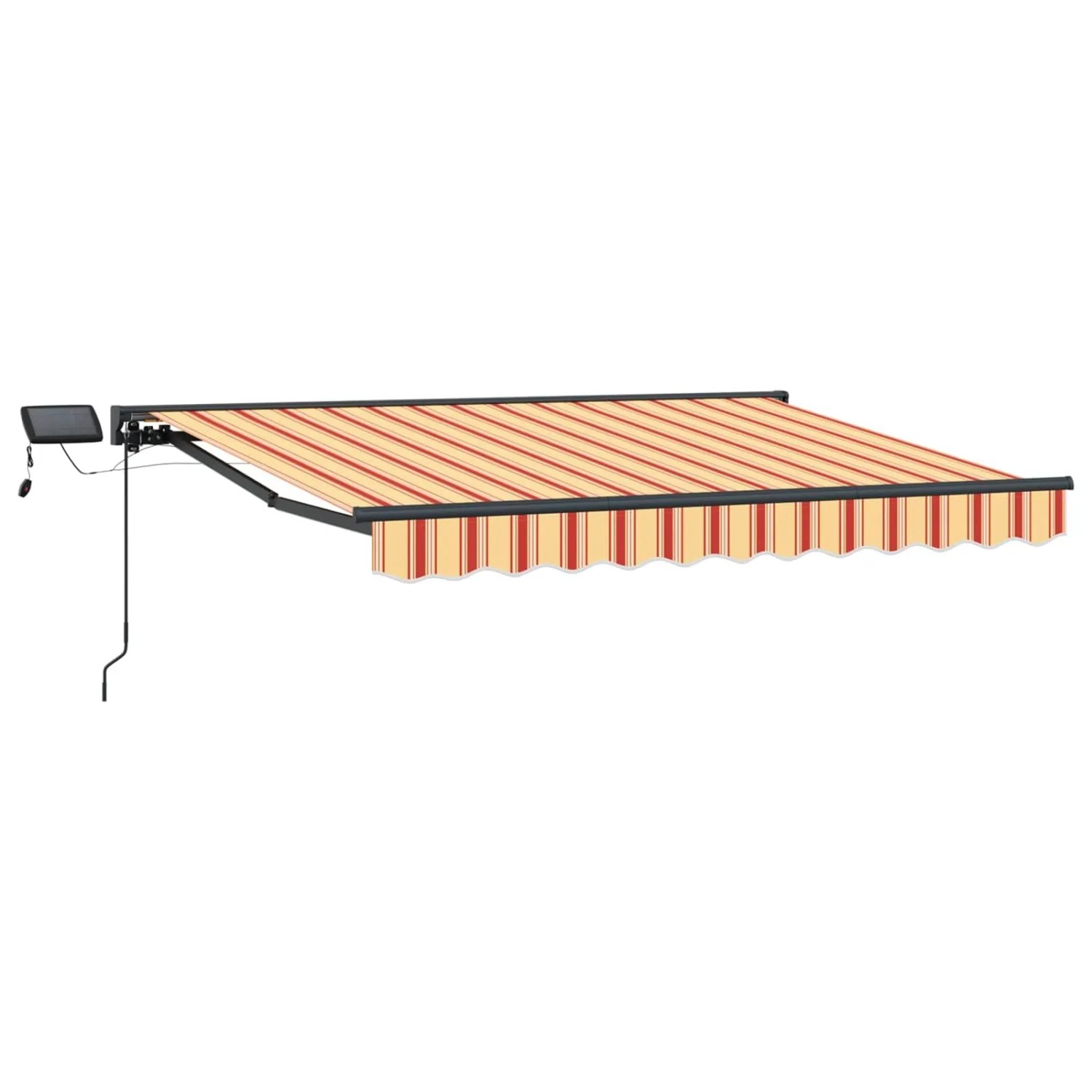vidaXL Manueller Markisenrahmen mit LEDs 2,5 x 2 m 3420732