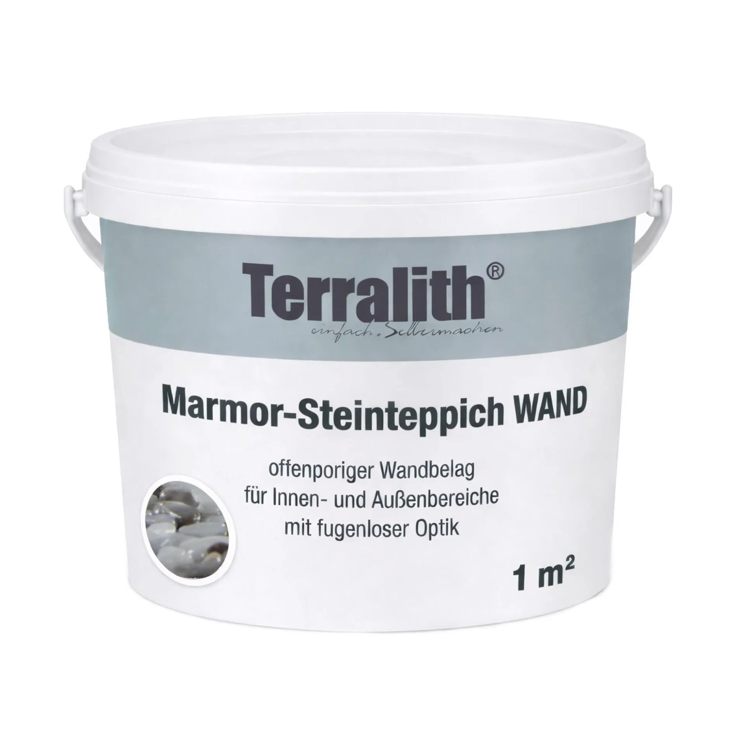 Terralith Marmor - Steinteppich Wand Mix Como Fein für 1 m²